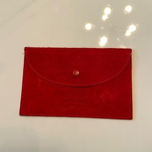 Cartier suede jewelry watch pouch